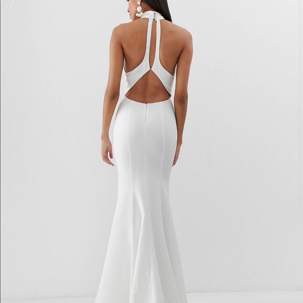 Jarlo London High Neck Wedding/Evening Gown